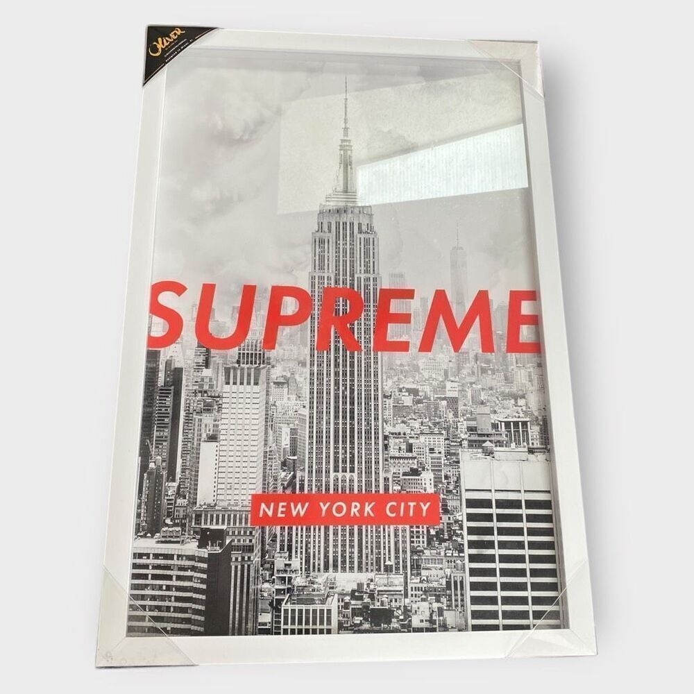 Supreme x Oliver Gal New York City Empire State Building White Shadow Box New